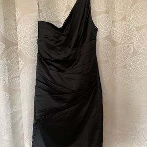 Black bridesmaid dress